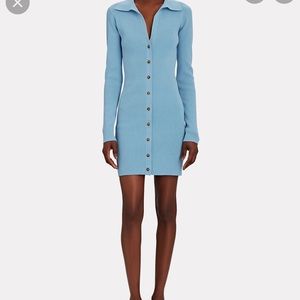 INTERMIX
Samira Rib Knit Polo Mini Dress
Color: Blue-lt
